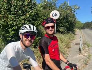 Quentin & Alan en préparation pour le half ironman